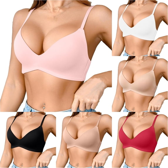CHENHANN Women's Thin Cup Wireless Bra Breathable Lightweight Summer Underwear 70B