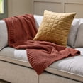 thumbnail image 1 of Better Homes & Gardens Super Soft Chenille Knit Oversized Couch Throw Blanket, Gingerbread Cookie, 50 x 72 in, 1 of 5