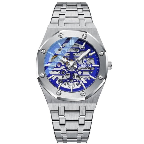 CHENXI Automatic Mens Watches Top Brand Mechanical Tourbillon Wrist Watch Waterproof Business Stainless Steel Sport Mens Watches