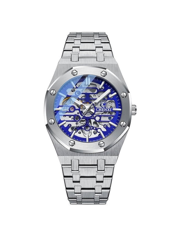 Automatic Mens Watches Top Brand Mechanical Tourbillon Wrist Watch Waterproof Business Stainless Steel Sport Mens Watches