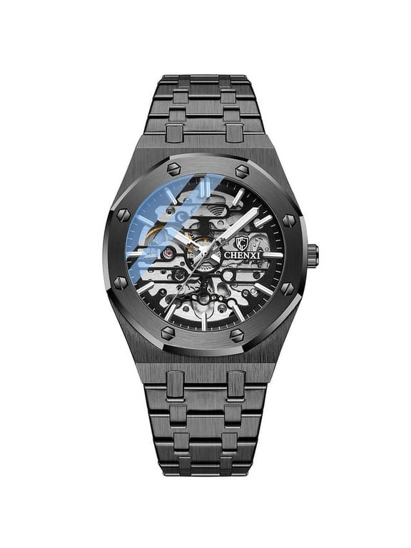 Automatic Mens Watches Top Brand Mechanical Tourbillon Wrist Watch Waterproof Business Stainless Steel Sport Mens Watches