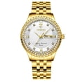 thumbnail image 1 of CHENXI Luxury Rhinestone Golden Stainless Steel Watch Men Business Quartz Clock Waterproof Wrist Watches Relogio Masculino, 1 of 7