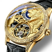 CHENXI Luxury Tourbillon Watch Mechanical Automatic Watches Gold Adult Male with Gift Box