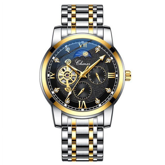 CHENXI Mens Watches Waterproof Automatic Mechanical Clock Luxury Brand Stainless Steel Sport Men Wristwatches Relogio Masculino