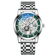 CHENXI New Men's Automatic Mechanical Watches Business Waterproof Luminous Watch Men Stainless Steel Tourbillon Wristwatch