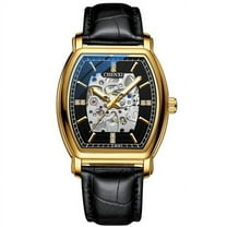 CHENXI New Watch Luxury Men Automatic Mechanical Tourbillon Clock Leather Waterproof Male Business Wrist Watch Relogio Masculino