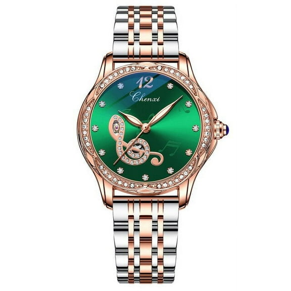CHENXI Rose Gold Women Automatic Mechanical Watches Top Brand Stainless Steel Waterproof Watch 2022 New Hollow Wristwatch