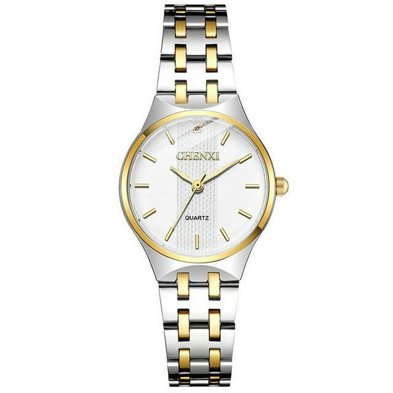CHENXI Top Luxury Brand Men Women Watches Stainless Steel Waterproof Ultra Thin Quartz Watch Men Business Dress Wristwatches