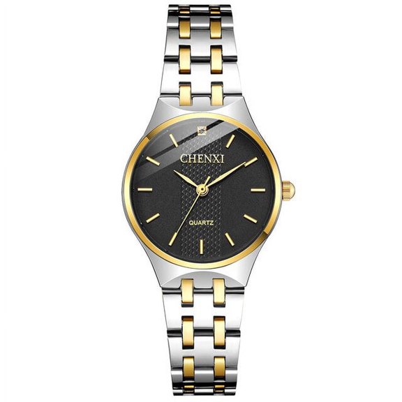 CHENXI Top Luxury Brand Men Women Watches Stainless Steel Waterproof Ultra Thin Quartz Watch Men Business Dress Wristwatches