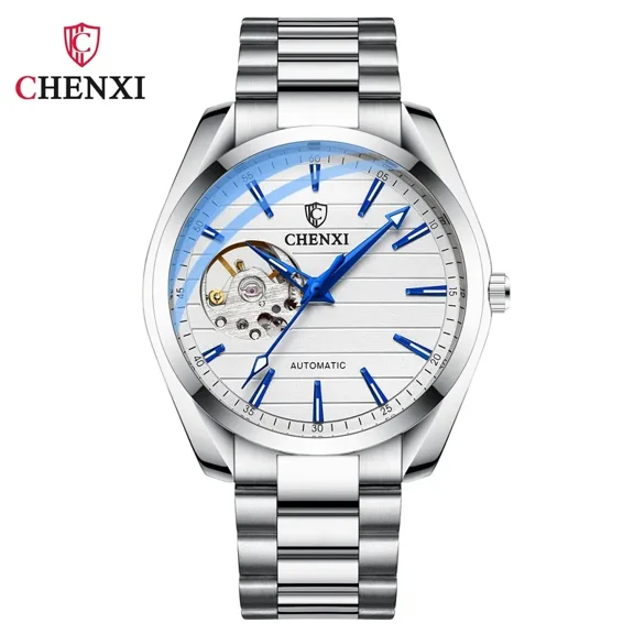CHENXI Top Luxury Brand New Men Mechanical Wristwatch Sapphire Glass Automatic Watch Stainless Steel Waterproof Watches