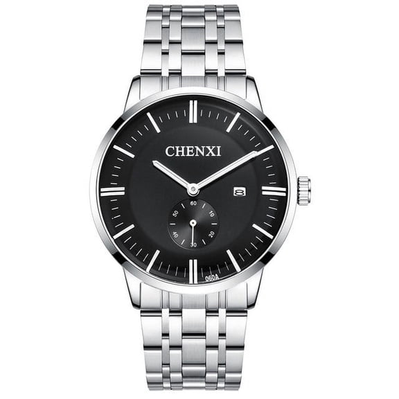 CHENXI Top Luxury Men Watch Stainless Steel Waterproof Wristwatch Date Business Quartz Clock Mens Watches Relogio Masculino