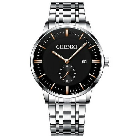 CHENXI Top Luxury Men Watch Stainless Steel Waterproof Wristwatch Date Business Quartz Clock Mens Watches Relogio Masculino