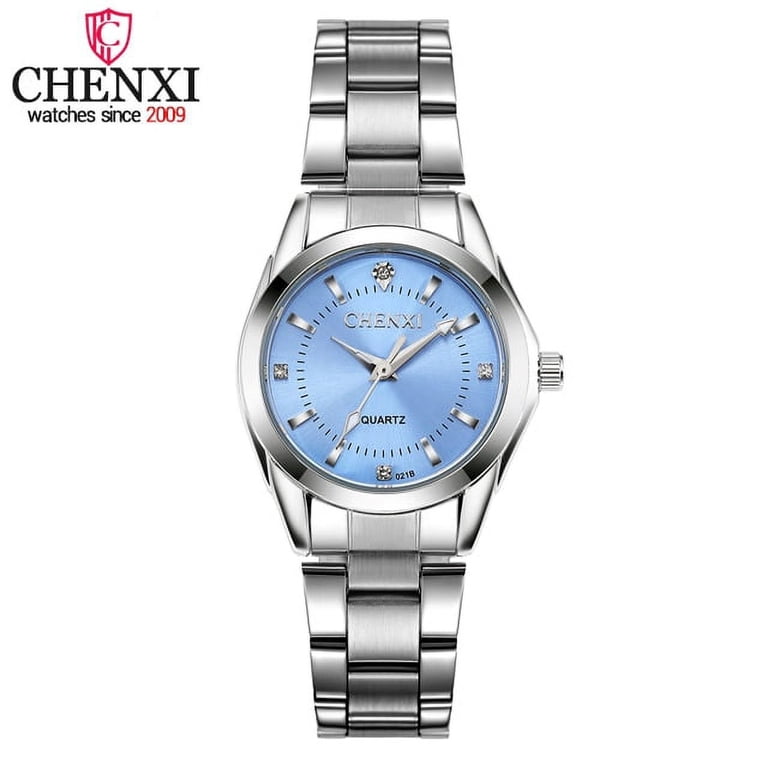 CHENXI Women Luxury Rhinestone Stainless Steel Quartz  display picture 1