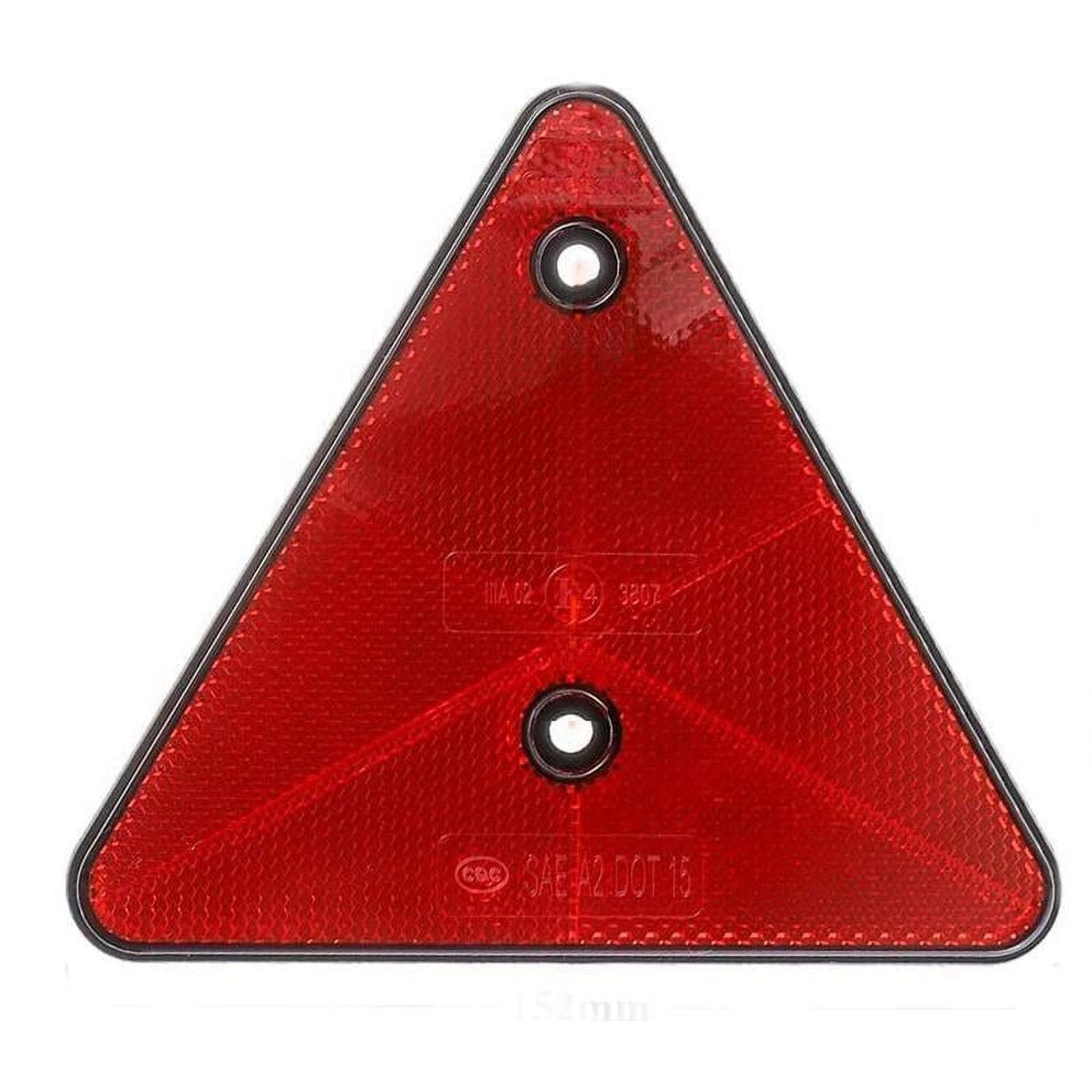 SEMAPHORE High-Intensity Reflective Safety Warning Arrow Decals Car Trunk  Rear Bumper Guard Body Decoration Stickers Universal 12PCS(RED) Compatible