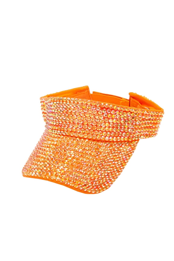 Bling Rhinestones Sport Hats Adjustable Summer Cap Visor Caps Unisex Cool Hard Hats for Men