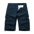 CHENZERO Men's Drawstring Cargo Shorts Short Men's Cargo Trousers Available In Many Different