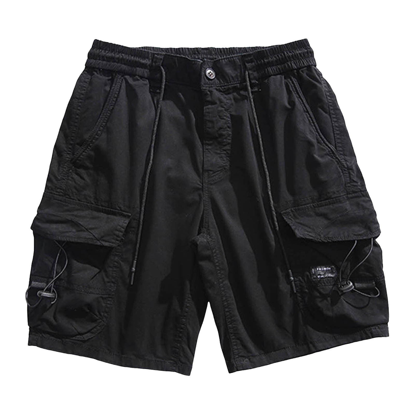 CHENZERO Men's Retro Cargo Shorts Are Loose Casual Men's Sports Outdoor ...