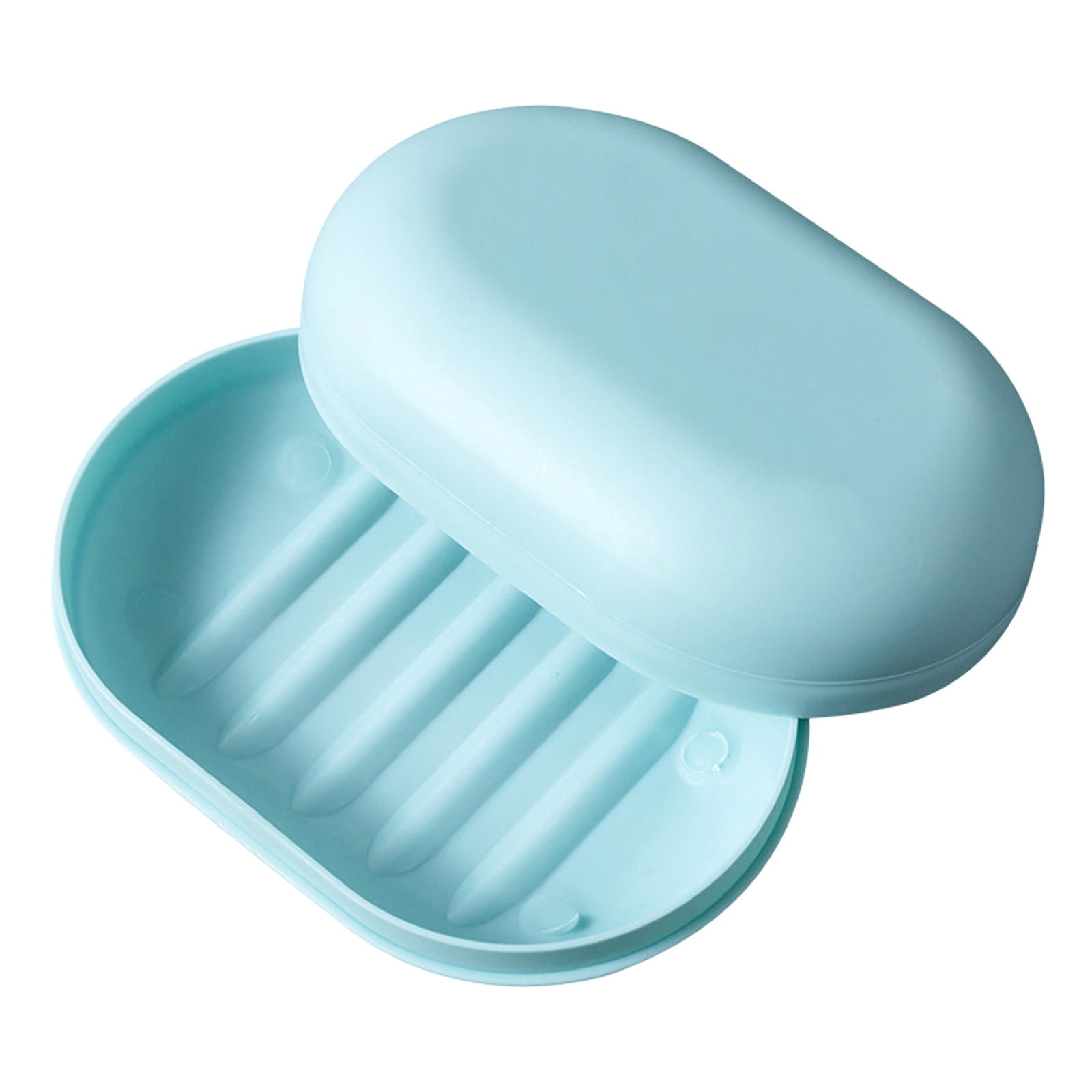 CHENZERO Portable Soap Boxes Soap Holder Travel Soap Dish With Lid For