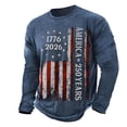 thumbnail image 1 of CHENge 250th Anniversary USA Shirt 250th Anniversary Shirt Patriotic July 4th T-Shirt – 1776-2026 Long Sleeve O-Neck T-Shirt, 1 of 5