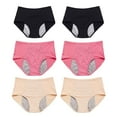 thumbnail image 1 of CHENge 6PCS Women Mesh Holes Breathable Leakproof Period Panties for Women Over 60 70 Leak proof Ladies Underwear Washable US Size XXS-5XL/12, 1 of 2
