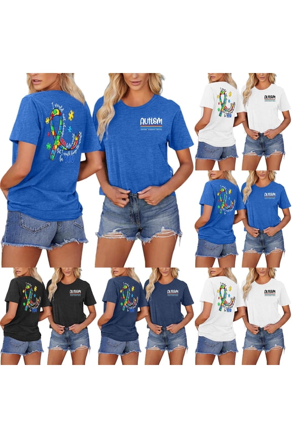 ASD ADHD Shirts for Women - Fun Reading Lovers Tshirts School Teacher Tee Tops