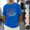 thumbnail image 1 of CHENge Autism Awareness Shirt Women Men Autism Acceptance Shirts Mental Health Tees Casual Inspirational Short Sleeve Tee Tops, 1 of 5