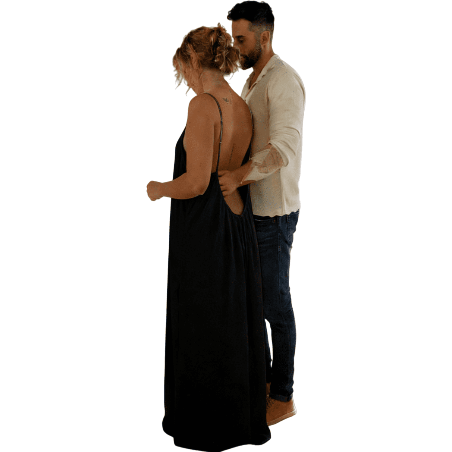 CHENge Backless Cami Dress for Women V-Neck Sleeveless Long Cami ...