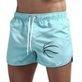 thumbnail image 1 of CHENge Beach Shorts Men Slim Fit Funny/novelty Print Quick Dry Vacation Beach Shorts with Pockets Upf 50+ Sun Protection Swimwear Bathing Suits, 1 of 4