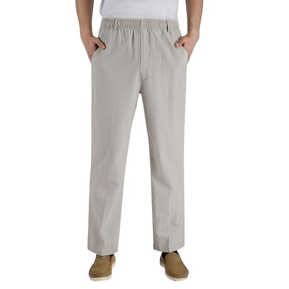 CHENge Big Mens Casual Pants 5x Trendy Daily Casual Pants Quick Dry Dress Pants Beach Summer Lightweight Trousers