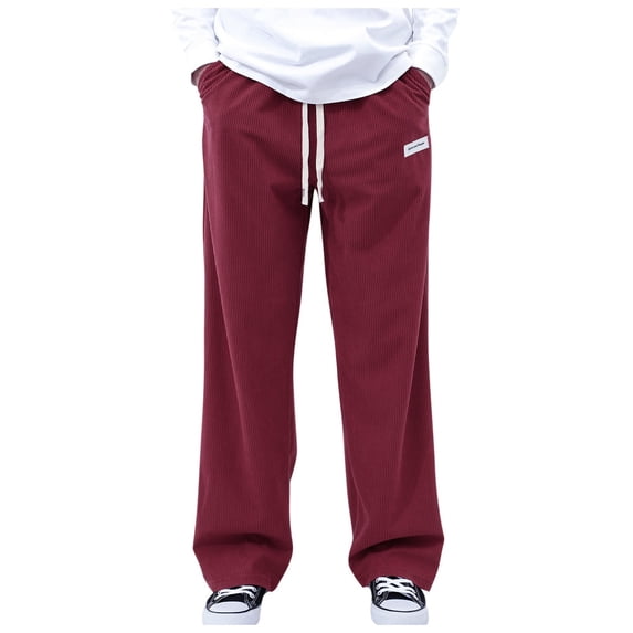CHENge Big Mens Casual Pants Retro Lounge Casual Pants Quick Dry Lightweight Outdoor Sweatpants with Pockets