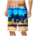 thumbnail image 1 of CHENge Board Shorts Men's Long Fashion Hawaiian Print Quick-Dry Patriotic Swimming Trunks with Pockets Upf 50+ Sun Protection Summer Swimwear, 1 of 6