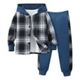 thumbnail image 1 of CHENge Boys Outfits 3d Graphic Print Boys Clothes Size 8 Fall Winter Loungwear Clothing Sets(Blue,5-6 Years), 1 of 5