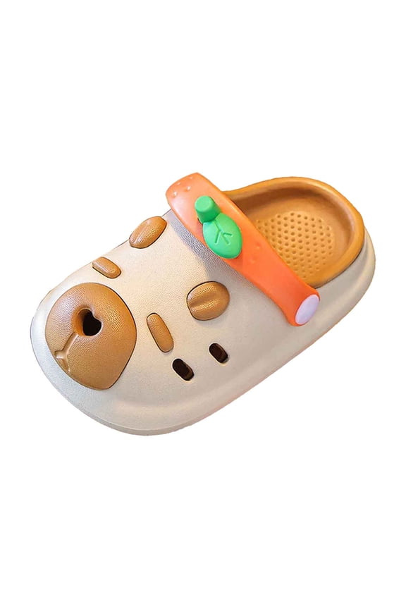 Cloud Slides for Boys & Girls - Non- House Slippers for Kids - Beach Home House Cloud Cushion Slide Sandals