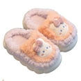 thumbnail image 1 of CHENge Cute Slippers for Toddler Kids Size 10-10.5 Fashion Pattern Cotton Slippers Cute Cartoon Girl's Fashion (Light Pink, 10-10.5 Years), 1 of 3