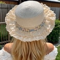 thumbnail image 1 of CHENge Elegant Lace Sun Hat For Women Comfortable Breathable Wide Brim Summer Fashion Accessory Suitable For All Year Round, 1 of 3