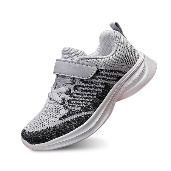 CHENge Girls Shoes(Grey) Girls Everyday Casual Sneakers For Teens Age 7-15 Breathable Lightweight School Walking Shoes With Fixed Design Comfort