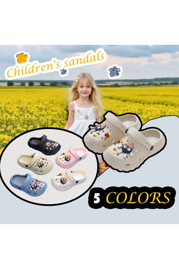 Kids Durable Comfort Clogs Long-Lasting Material Soft Footbed Ventilation Holes for Season After Season