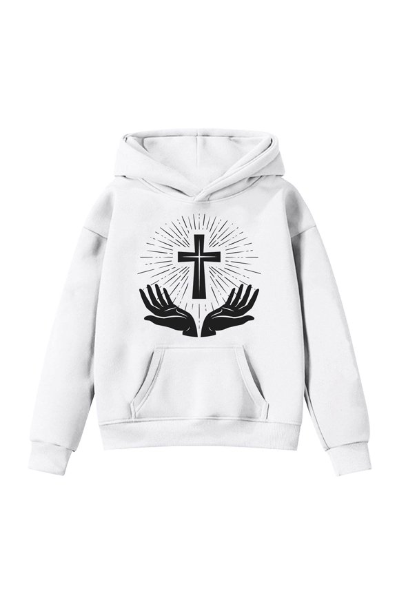 Kids Hoodies for Boys Classic Plain Color Slim Fit Graphic Cute Preppy Crewneck Sweatshirt Pullover Top Summer