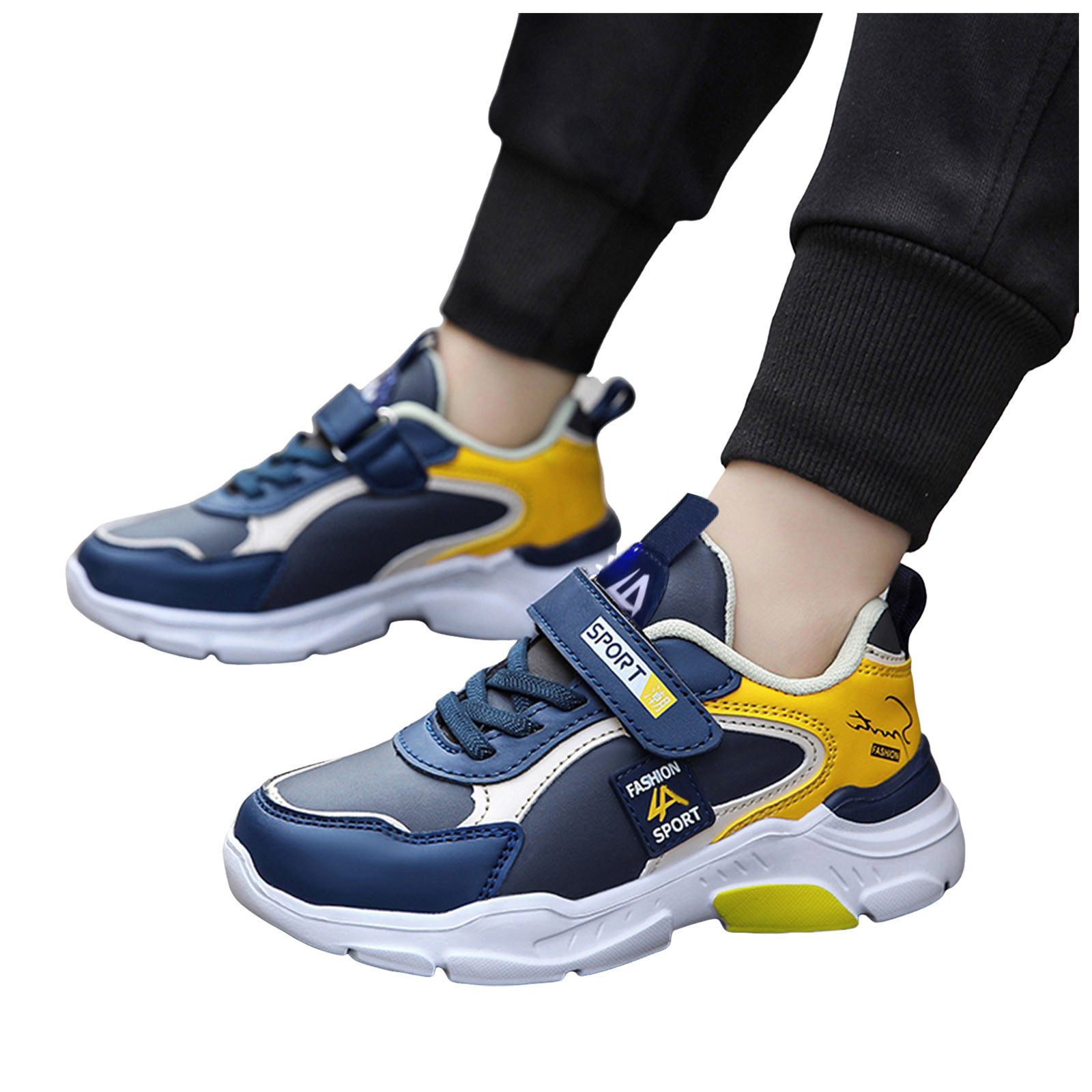 CHENge Kids Shoes Boys Athletic Sneakers For Kids Sports Running Indoor 