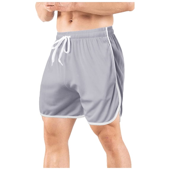 CHENge Men Plus Size Beach Pants Loose Fit Palm Tree Print Quick Dry Beach Swimming Shorts with Pockets Anti-Chafe Mens Summer Clothes