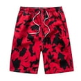 thumbnail image 1 of CHENge Men Plus Size Shorts Slim Fit Palm Tree Print Quick-Dry Patriotic Swimming Trunks with Pockets Upf 50+ Sun Protection Beach Shorts Bathing Suits, 1 of 8