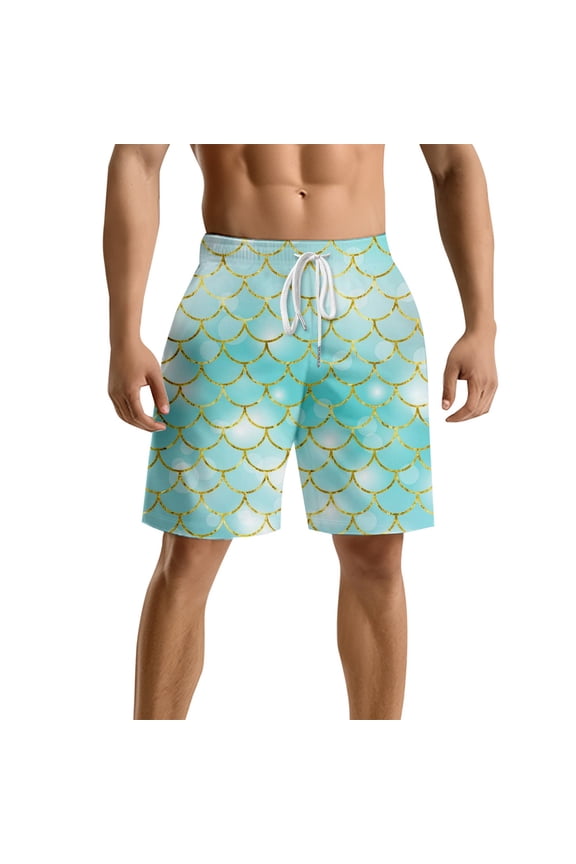Men Plus Size Swim Trunks Breathable Solid Color Quick Dry Spring Break Swim Trunks with Pockets Upf 50+ Sun Protection Mens Summer Clothes