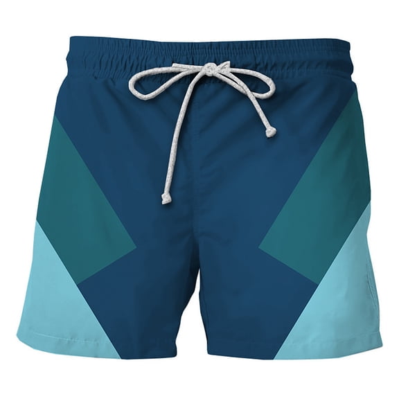 CHENge Men's Board Shorts Longer Length Breathable Floral Swim Trunks Quick Dry Spring Break Swim Trunks with Pockets Anti-Chafe Beach Wear