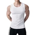 thumbnail image 1 of CHENge Men's Ribbed Tank Top, Slim Fit Sleeveless Muscle Shirt for Gym Workout and Casual Summer Wear, 1 of 5