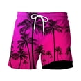 thumbnail image 1 of CHENge Men's Shorts Retro Athletic Funny/novelty Print Quick Dry Beach Swimming Shorts with Pockets Stretch Fabric Beach Wear, 1 of 4