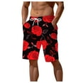 thumbnail image 1 of CHENge Men's Swim Trunks Long Loose Fit Hawaiian Print Quick-Dry Swimming Swimsuit Beach Shorts Big and Tall Anti-Chafe Swimwear Bathing Suits, 1 of 6