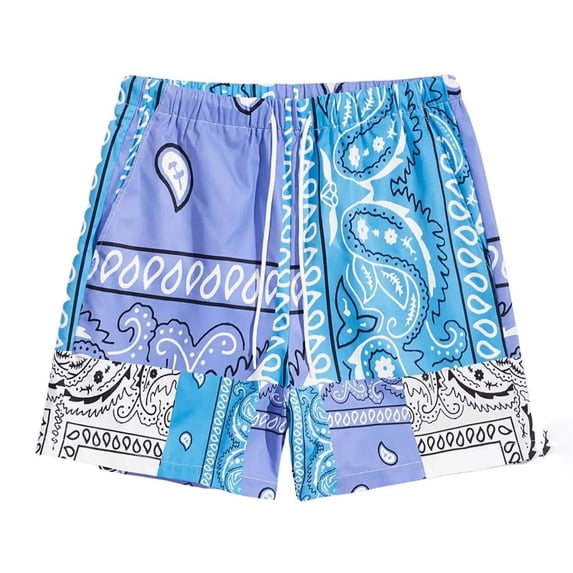 CHENge Men's Swim Trunks Retro Athletic Funny/novelty Print Quick-Dry Pool Swimming Trunks with Pockets Upf 50+ Sun Protection Fishing Shorts for Men