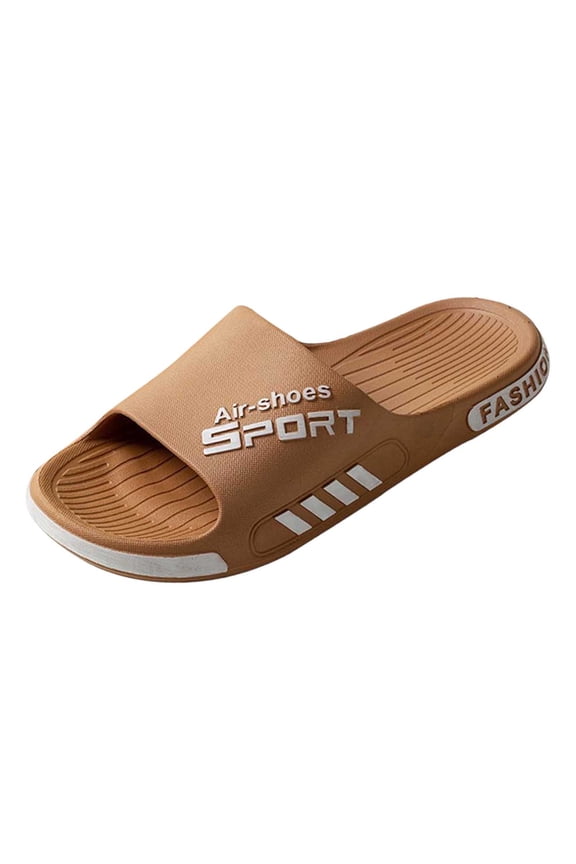 Mens Slippers Outdoor Athletic Sandals Fashion Sport Soft Slides Summer Beach Shoes