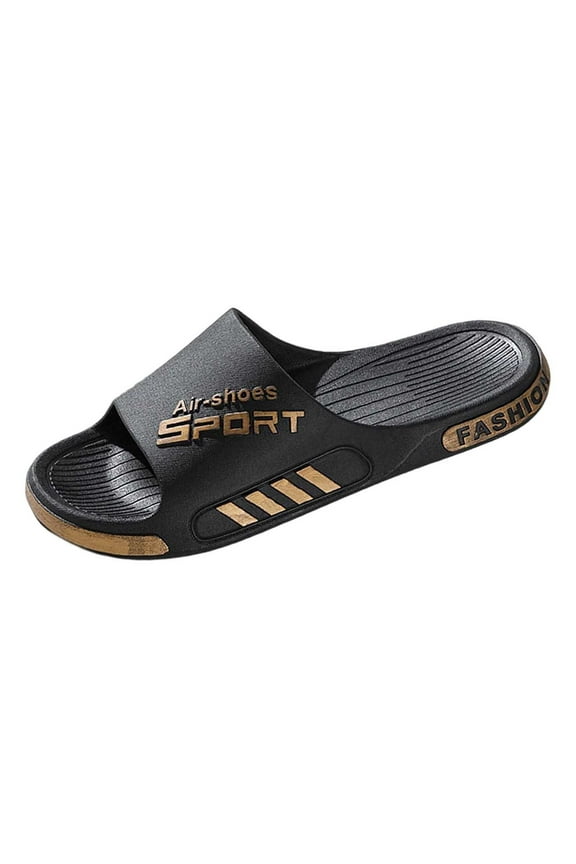 Mens Slippers Outdoor Athletic Sandals Fashion Sport Soft Slides Summer Beach Shoes