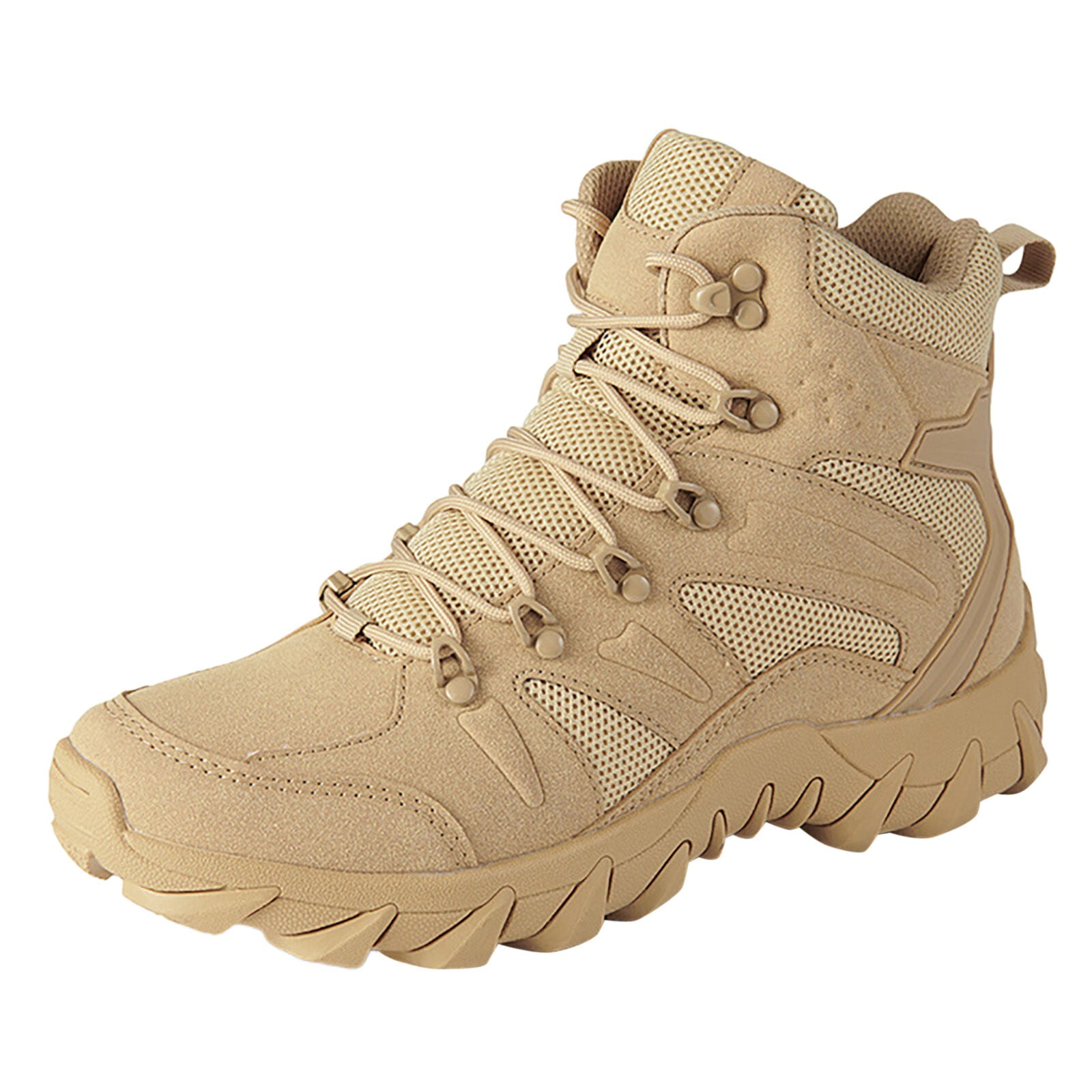 Men\'s Beige Ribbed Ankle Boots ALDAIR Taupe Suede Chelsea Men main image 3